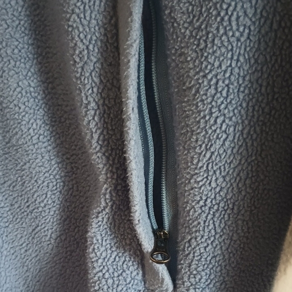 Grayers Micro Fleece CPO - Provincial Blue Color Men's Size Large Jacket Pockets - Picture 5 of 9